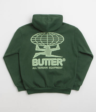 Butter Goods Terrain Hoodie in Dark Green