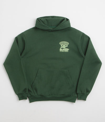 Butter Goods Terrain Hoodie in Dark Green