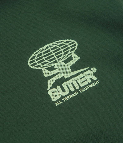 Butter Goods Terrain Hoodie in Dark Green