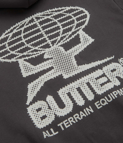 Butter Goods Terrain Hoodie in Washed Black