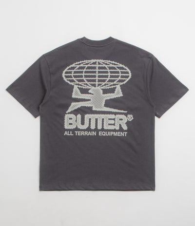 Butter Goods Terrain T-Shirt in Washed Black