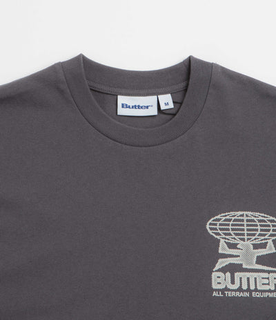 Butter Goods Terrain T-Shirt in Washed Black