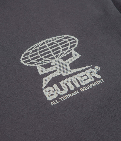 Butter Goods Terrain T-Shirt in Washed Black