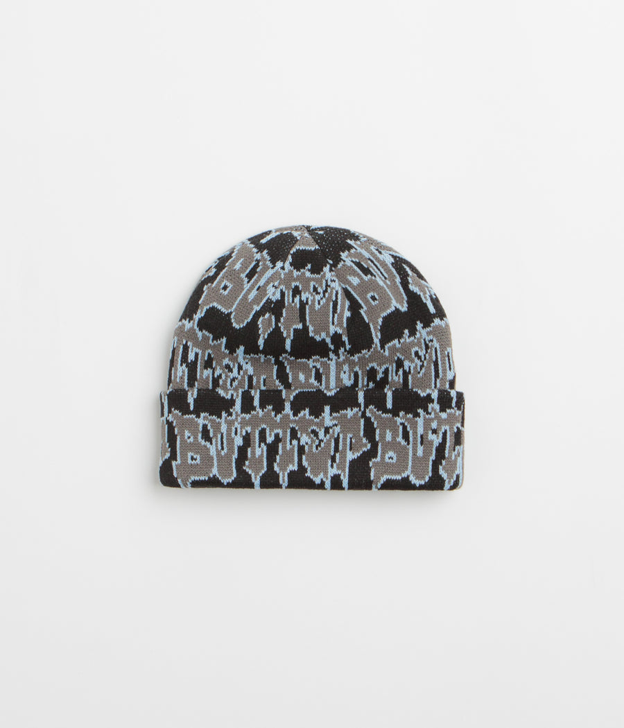 Butter Goods Throw Beanie - Black / Grey