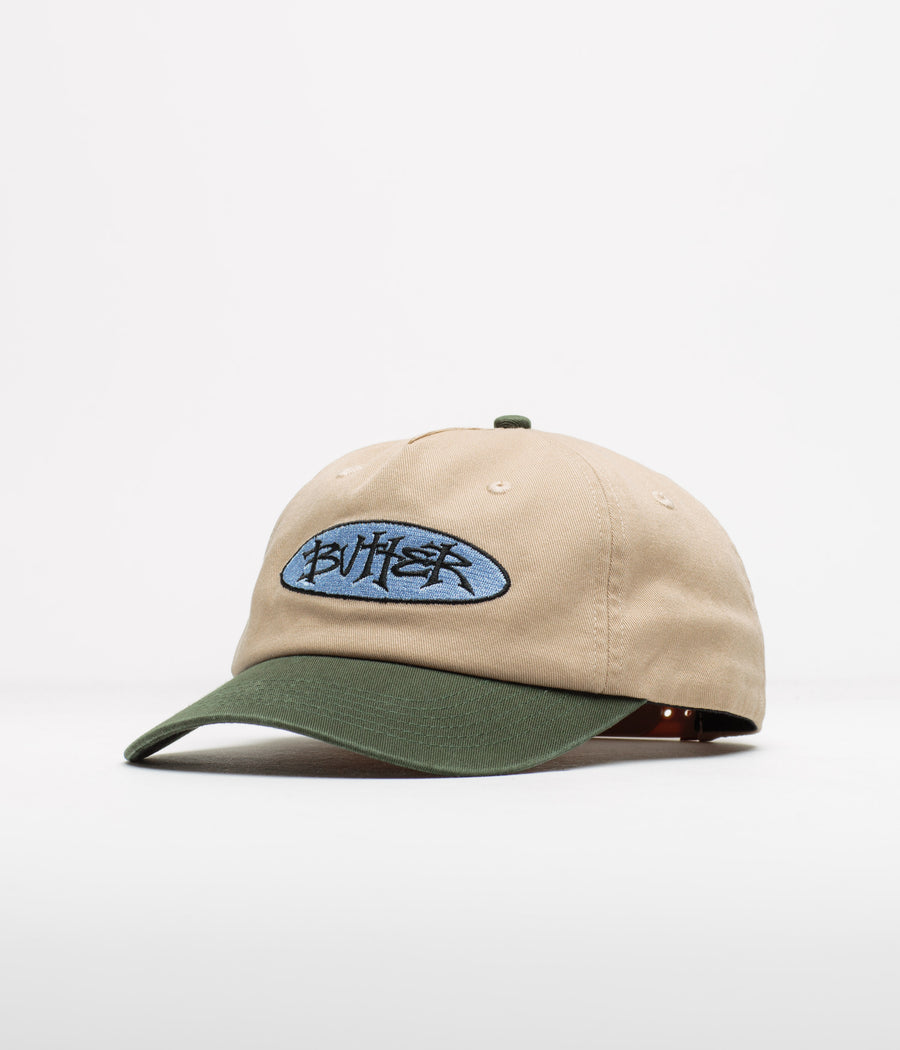 Butter Goods Tide Cap - Washed Tan / Seaweed