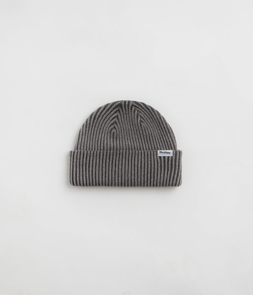 Butter Goods Washed Beanie - Black | flatspot
