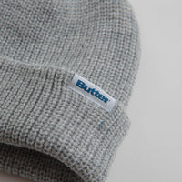 Butter Goods Wharfie Beanie - Ash Grey / White thumbnail