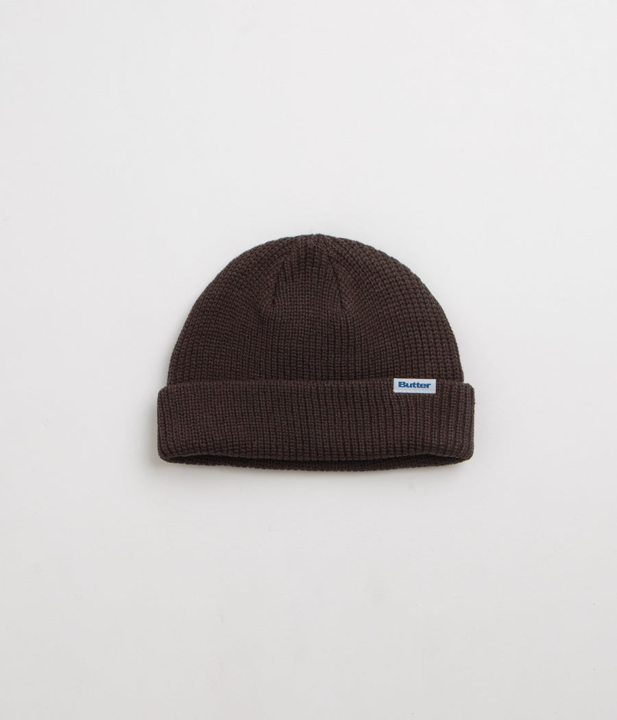 Butter Goods Wharfie Beanie - Chocolate