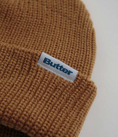 Butter Goods Wharfie Beanie - Oak / White