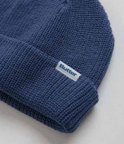 Butter Goods Wharfie Beanie - Slate / White