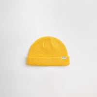 Butter Goods Wharfie Beanie - Yellow / White thumbnail