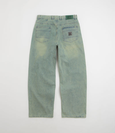 Butter Goods Wide Cut Jeans in Tinted Blue Wash