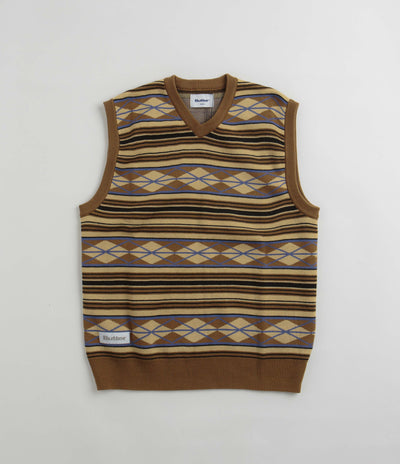 Butter Goods Wilson Knitted Vest - Brown