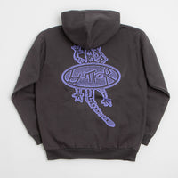 Butter Goods Wipeout Hoodie in Washed Black thumbnail