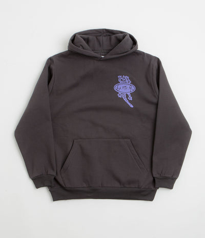 Butter Goods Wipeout Hoodie in Washed Black