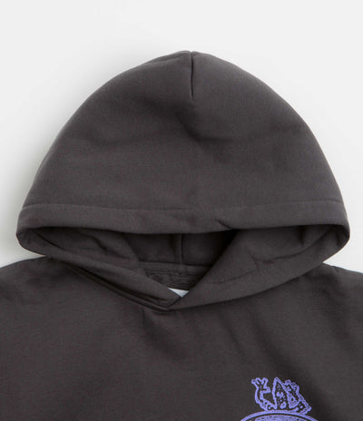 Butter Goods Wipeout Hoodie in Washed Black