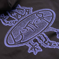 Butter Goods Wipeout Hoodie in Washed Black thumbnail