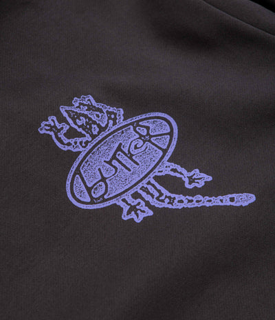 Butter Goods Wipeout Hoodie in Washed Black