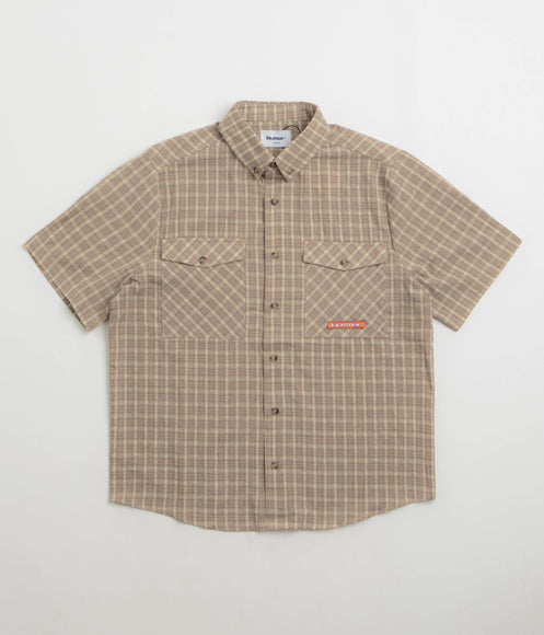 Butter Goods Witness Short Sleeve Shirt - Taupe