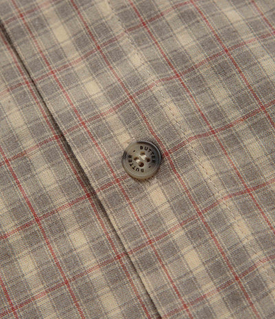 Butter Goods Witness Short Sleeve Shirt in Taupe