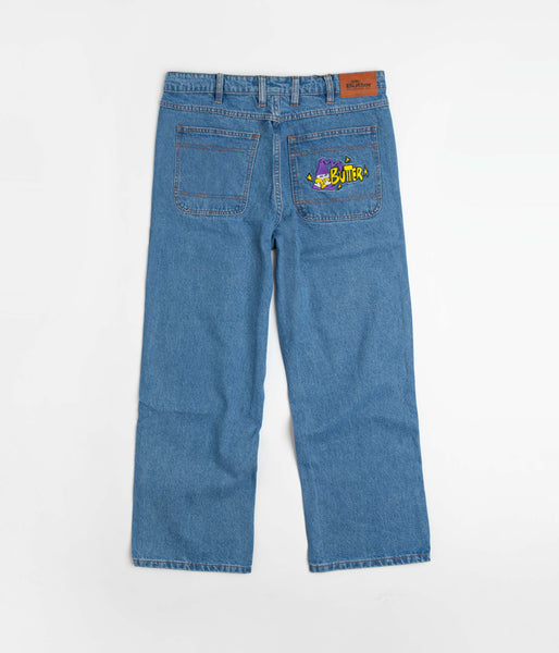 Butter Goods Wizard Jeans Washed Indigo Flatspot