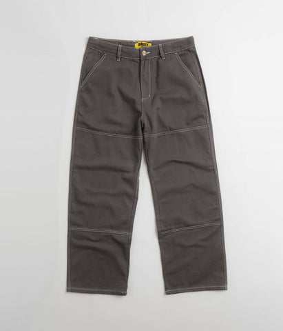 【BUTTER GOODS】 Work Double Knee Pants - Washed Black Butter Goods Work Pants Black 25 - Orchard Skateshop