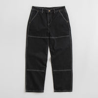Butter Goods Work Double Knee Pants - Washed Black / Black thumbnail