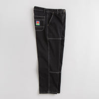 Butter Goods Work Double Knee Pants - Washed Black / Black thumbnail