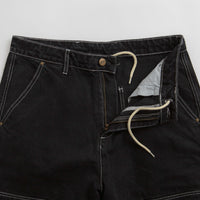 Butter Goods Work Double Knee Pants - Washed Black / Black thumbnail