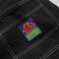 Butter Goods Work Double Knee Pants - Washed Black / Black thumbnail