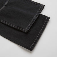 Butter Goods Work Double Knee Pants - Washed Black / Black thumbnail