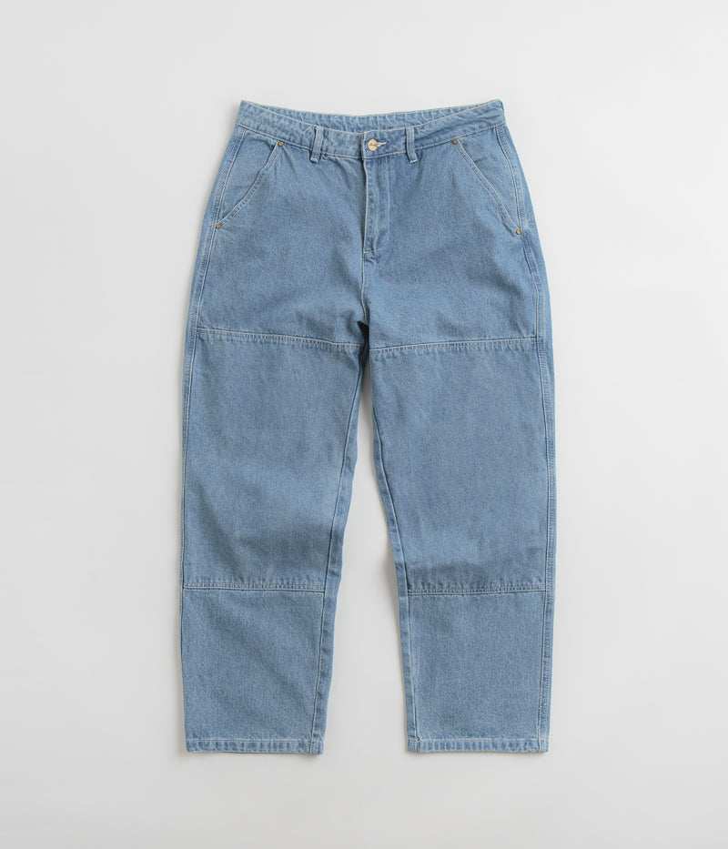 Butter Goods Work Double Knee Pants - Washed Indigo