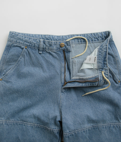 Butter Goods Work Double Knee Pants Washed Khaki - Orchard