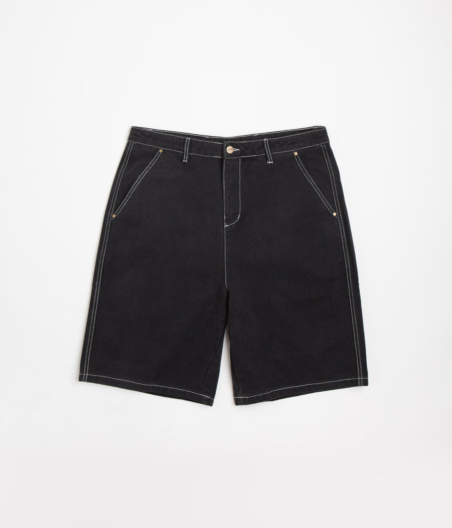 Butter Goods Work Shorts - Washed Black