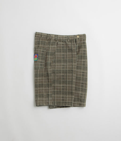 Butter Goods Work Shorts - Washed Plaid | flatspot