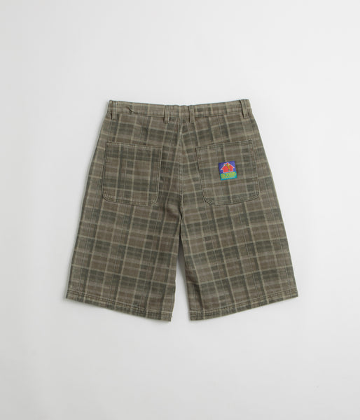 パンツ butter goobs Work Shorts, Washed Plaid butter-goods-work-shorts-