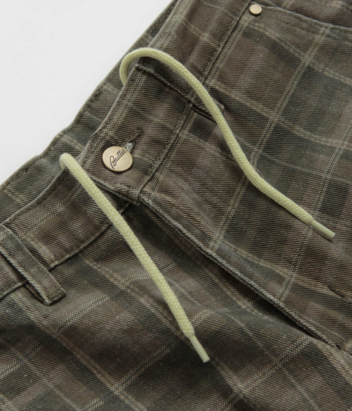 Butter Goods Work Shorts - Washed Plaid | flatspot