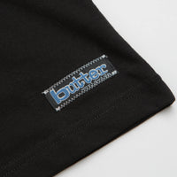 Butter Goods Worldwide Panelled T-Shirt in Black thumbnail