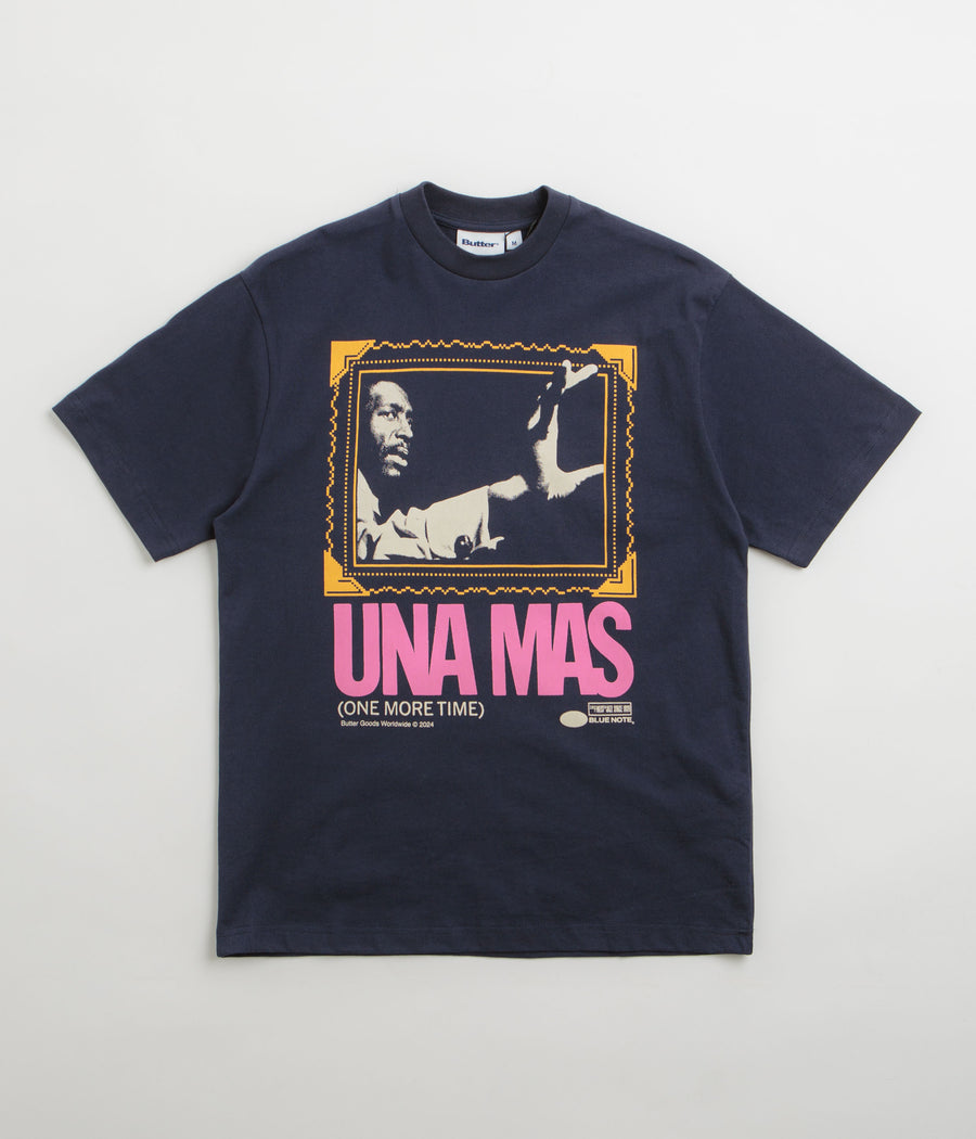 Butter Goods x Blue Note Una Mas T-Shirt - Navy