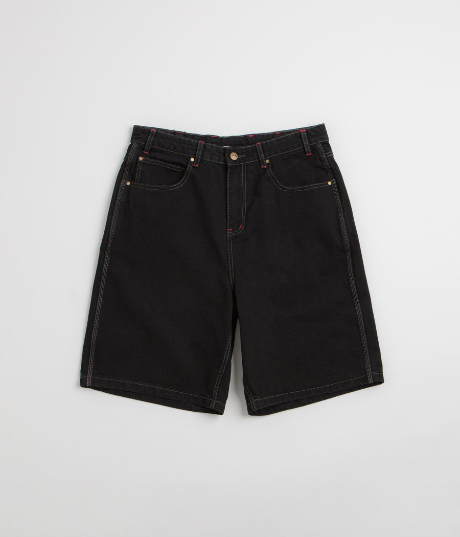 Butter Goods x Daniel Johnston Dragon Denim Shorts - Washed Black