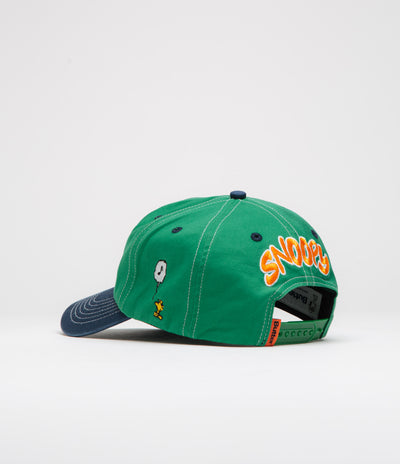 Butter Goods x Peanuts Music Cap - Washed Kelly Green / Navy