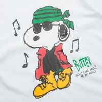 Butter Goods x Peanuts Music T-Shirt - White thumbnail