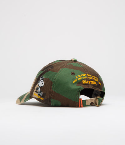 Butter Goods x Peanuts Rats Cap - Washed Camo