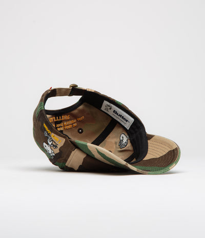 Butter Goods x Peanuts Rats Cap - Washed Camo