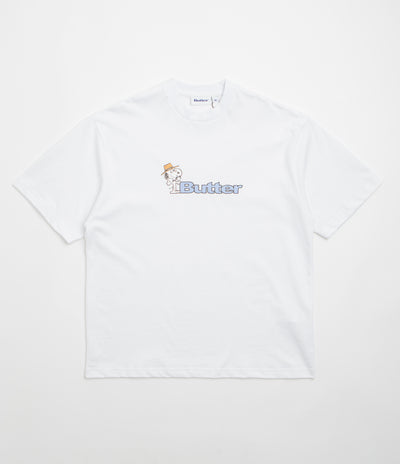Butter Goods x Peanuts Spike Logo T-Shirt - White