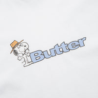 Butter Goods x Peanuts Spike Logo T-Shirt - White thumbnail