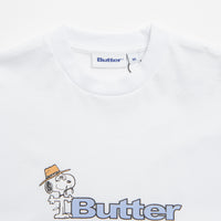 Butter Goods x Peanuts Spike Logo T-Shirt - White thumbnail