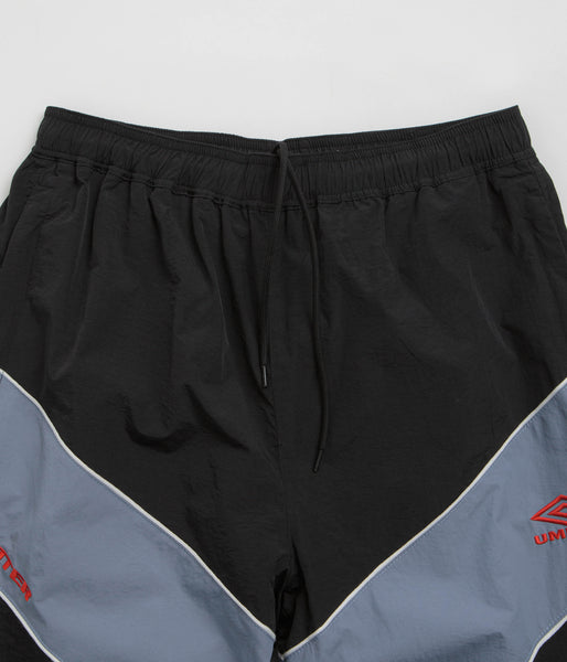 Butter Goods x Umbro Diamond Tracksuit Pants - Black / Slate Butter Goods x Umbro Diamond Tracksuit Pants - Black / Slate