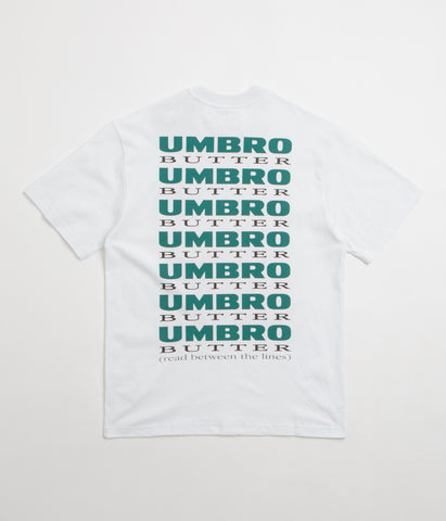 【BUTTER GOODS】X UMBRO LINES T-SHIRT Tシャツ Butter Goods x Umbro Lines T-Shirt - White | Flatspot