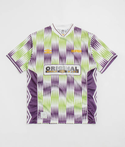 Butter Goods x Umbro Optical Jersey - Grape / Volt | Flatspot
